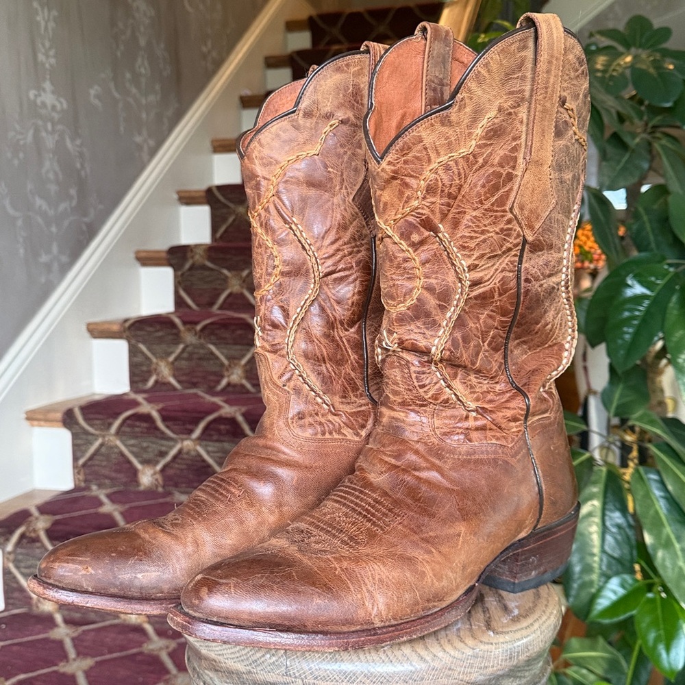 DAN POST ALBANY men’s western boot very good condition size 10 EW - Picture 5 of 11